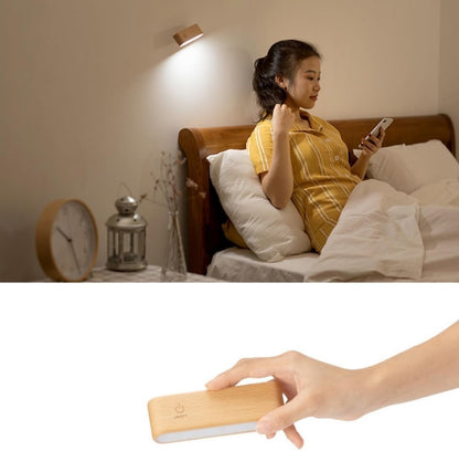 Rechargeable 360° Rotating Solid Wood Magnetic Night Light - use PICKDBEST10 (10% off)