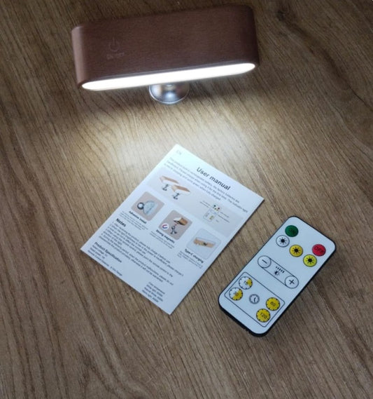 Rechargeable 360° Rotating Solid Wood Magnetic Night Light - use PICKDBEST10 (10% off)